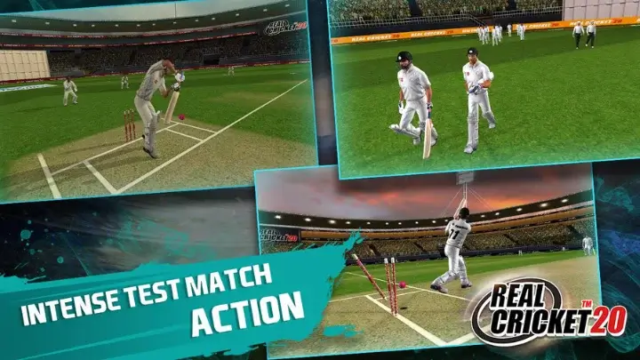Real Cricket 20 Intense Test Match Action