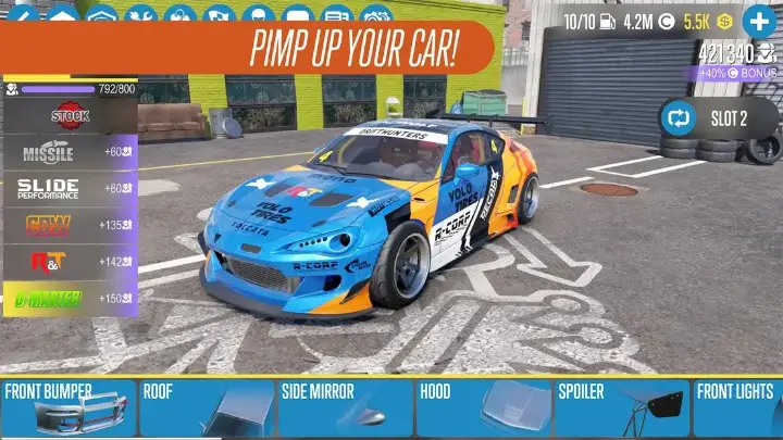 Carx Drift Racing 2 MOD Features