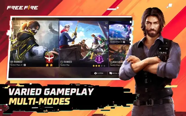 Free Fire Varied Gameplay Multi-Modes